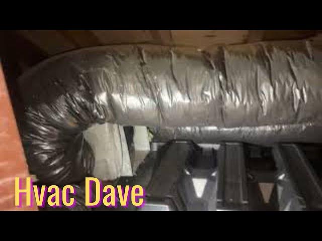 HVAC Installation - Air handler replacement in a wall