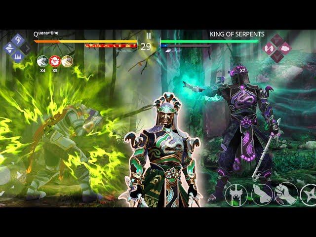 KING OF SERPENTS - wtf is that boss.. Hard Mode (Shadow Fight 3)