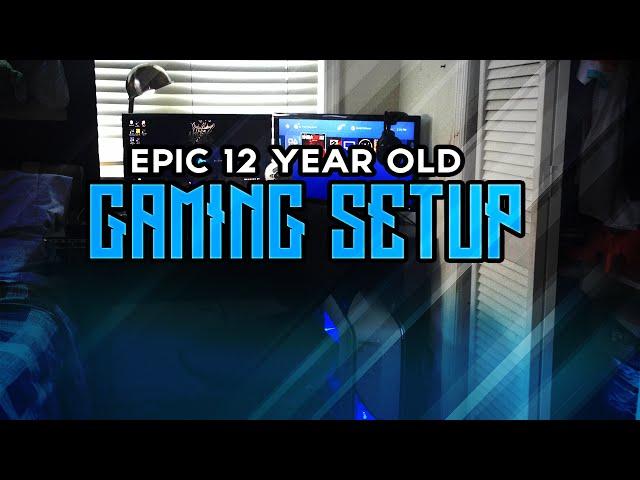 Epic 12 Year Old's Gaming Setup 2016!