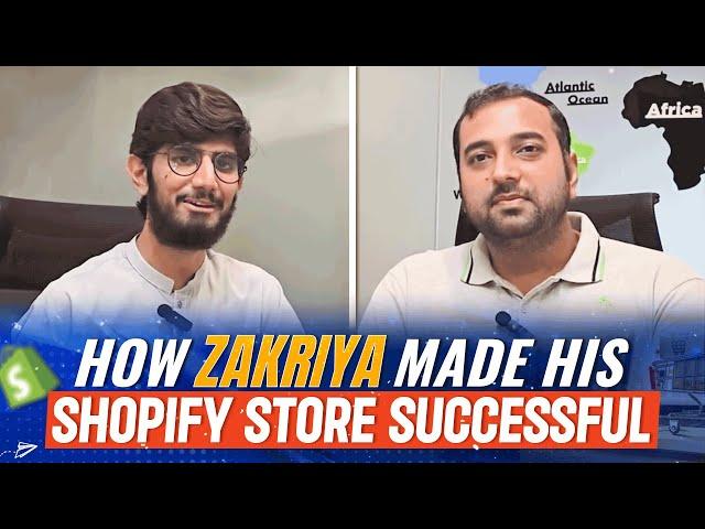 How Muhammad Zakriya Made His Shopify Store Successful? - Enablers Islamabad Journey