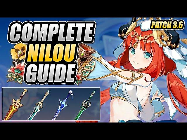 NILOU UPDATED GUIDE | Optimal Builds, Weapons, Artifacts, Team Comps | Genshin Impact [3.6]