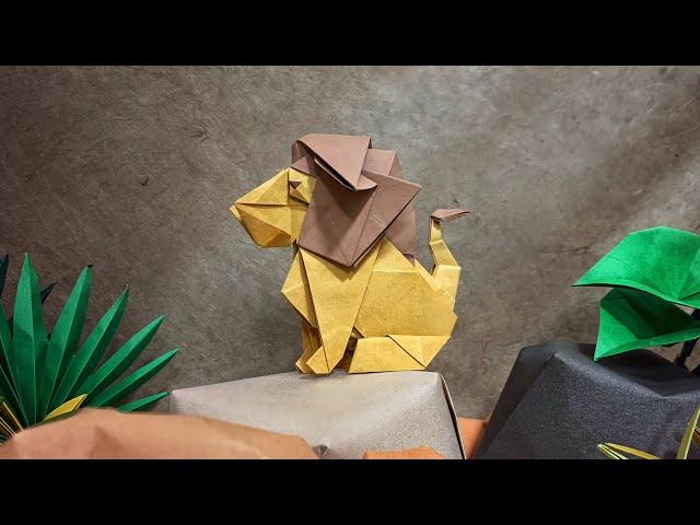Origami Lion by Syn (Jiahui Li)