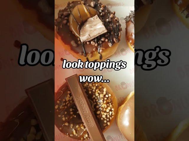 BRONUTS DONUT DELICIOUS TOPPING'S, HOW MUCH IT COST?  #shorts