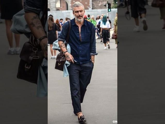한끗차이 멋스러운 중년남성 코디 데일리룩 old men's outfit #shorts