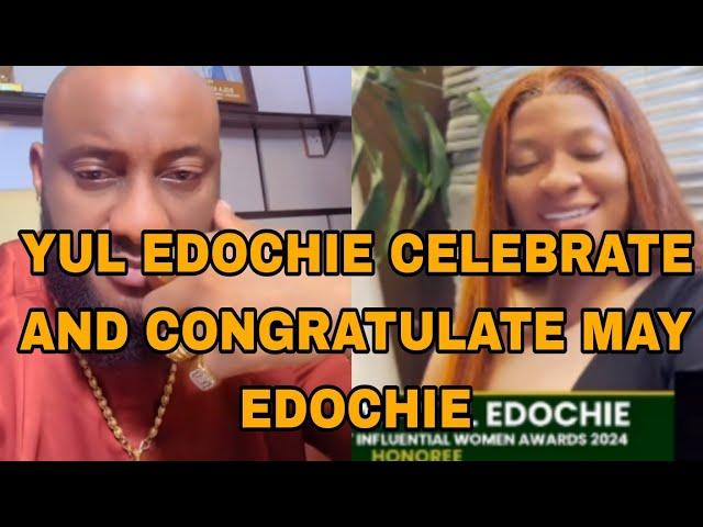 YUL EDOCHIE CELEBRATE AND CONGRATULATE MAY EDOCHIE