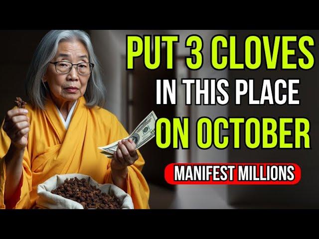 I BEG YOU! Put 3 CLOVES in THIS Place and ELIMINATE your DEBTS in OCTOBER | Buddhist Teachings