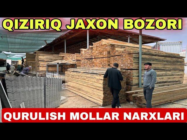 QIZIRIQ JAXON BOZORI QURULISH MOLLAR NARXLARI 25.10.2024