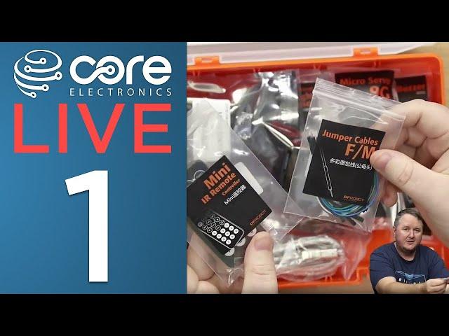 Core Electronics Live [1] Ultimaker Guides, DIY YouTube Notifier, Raspberry Pi Smart Mirror ++more