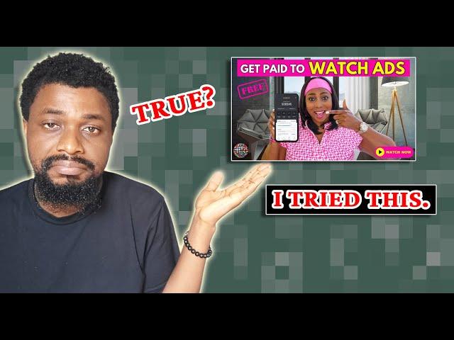 I Tried This - Make Money Online Watching 30-Sec ADs On Your Phone.