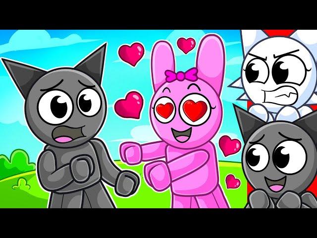 PINKI LOVES GRAY! (Sprunki Animation)