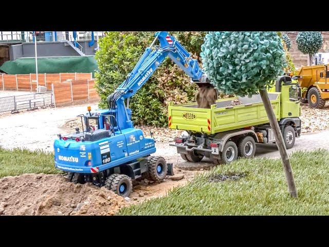 OUTSTANDING RC TRUCKS, TRACTORS AND MACHINES AT AN EVENT IN GERMANY!