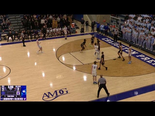 Creighton Prep vs Bellevue West High School Boys' Varsity Basketball