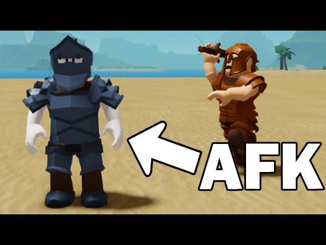 Pretending to be AFK in Roblox Survival Game