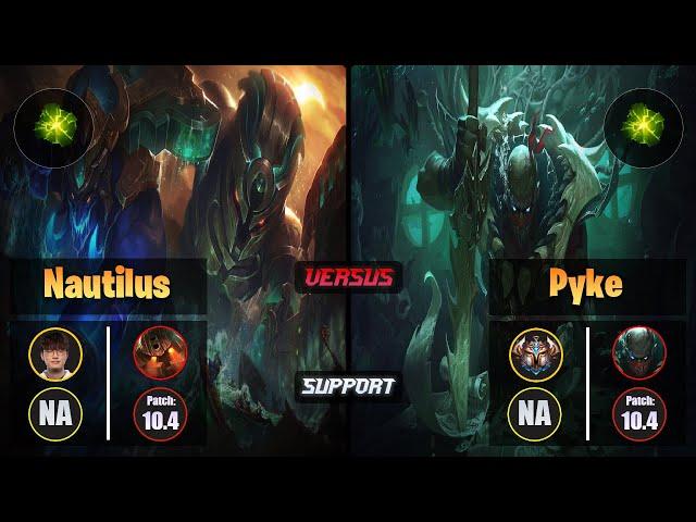 CoreJJ NAUTILUS (Support) [Aftershock] VS PYKE - Challenger NA Patch 10.4