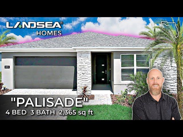  Touring The HIGHLY REQUESTED Landsea Homes Palisade Model // Courtyards at Waterstone Palm Bay