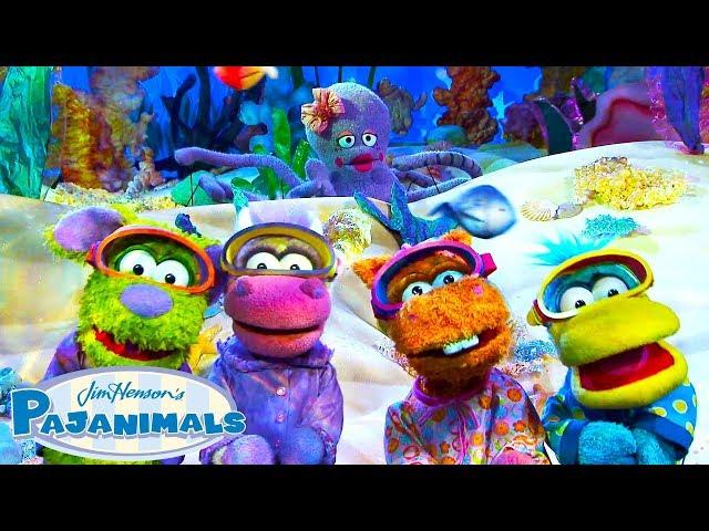 Pajanimals Go Under the Sea! | 25+ Minutes Kids Cartoon | Pajanimals