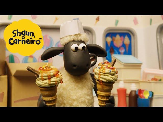 O caminhão do sorvete Shaun, o Carneiro [Shaun the Sheep] Episódio Completo |Cartoons Para Crianças