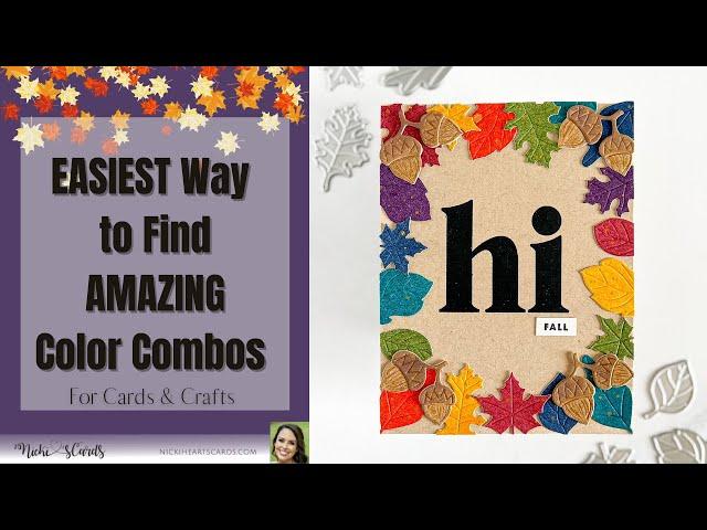 The EASIEST Way to Find AMAZING Color Combos for Your Cards & Crafts #cardmaking