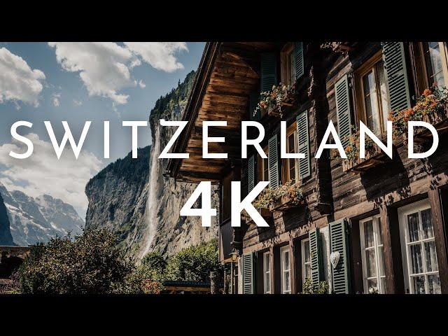 Switzerland 4k Video Ultra HD | Switzerland 4k with Music | Bernese Oberland Switzerland