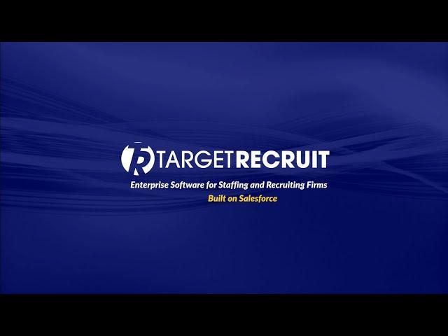 TargetRecruit - Enterprise Software for Staffing & Recruiting Firms