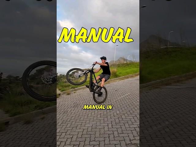 How to Manual#mtb #mountainbike #mtbskills #short #shortsvideo