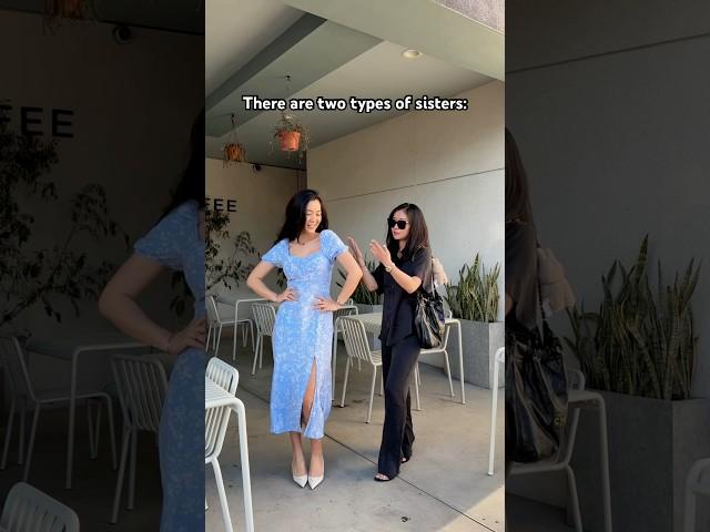 Which one are you?  @SashaYugay #sofimanassyan #relatable #sisters