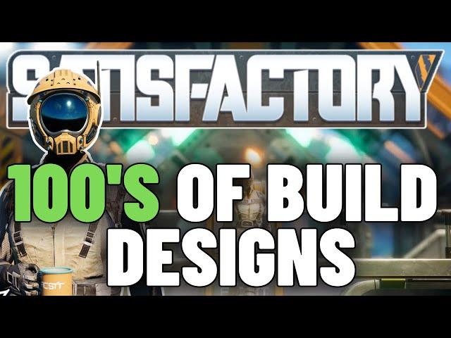 100's OF VANILLA SATISFACTORY DESIGN IDEAS IN 10 MINUTES!