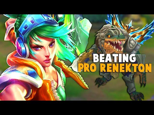 Beating Renekton Pro Player in The Top Lane