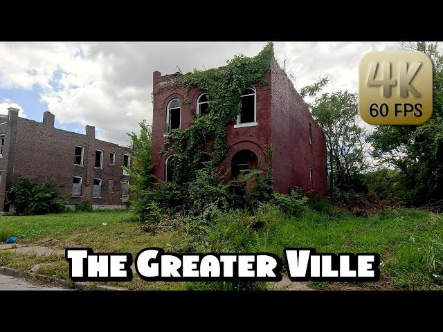 Driving Around St. Louis Ghetto - The Greater Ville Hood in 4k Video