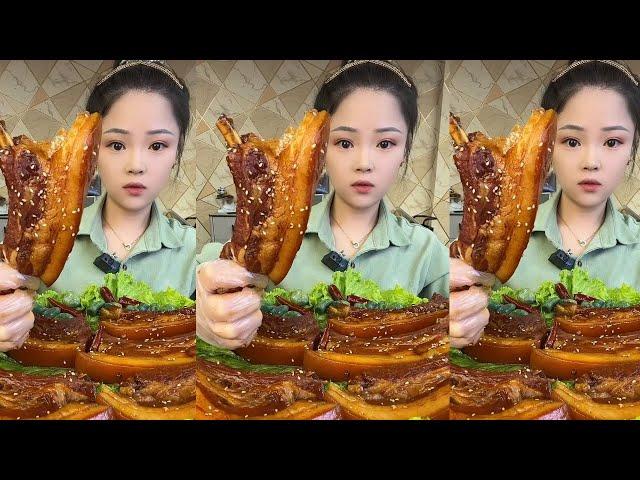 ASMR CHINESE MUKBANG FOOD EATING SHOW | Xiao Yu Mukbang 72