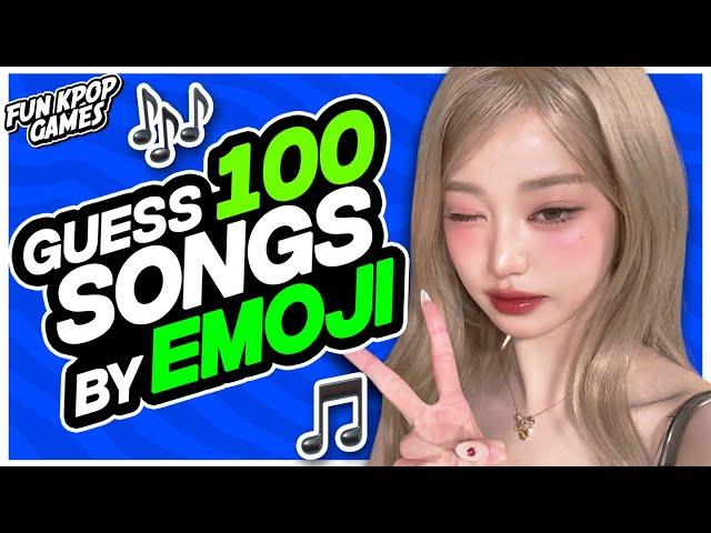 ⭐️ GUESS 100 KPOP SONGS BY EMOJI | KPOP QUIZ - FUN KPOP GAMES 2025