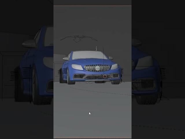 Blender Car Animation CGI #blender3d #blenderrender #caranimation