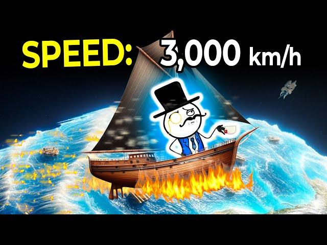 How I Broke The Sound Barrier With A Wooden Boat and An Early Access Survival Game