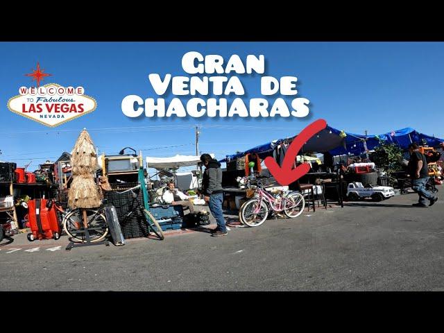 Me fue muy bien vendiendo chacharas en el Swapmeet.