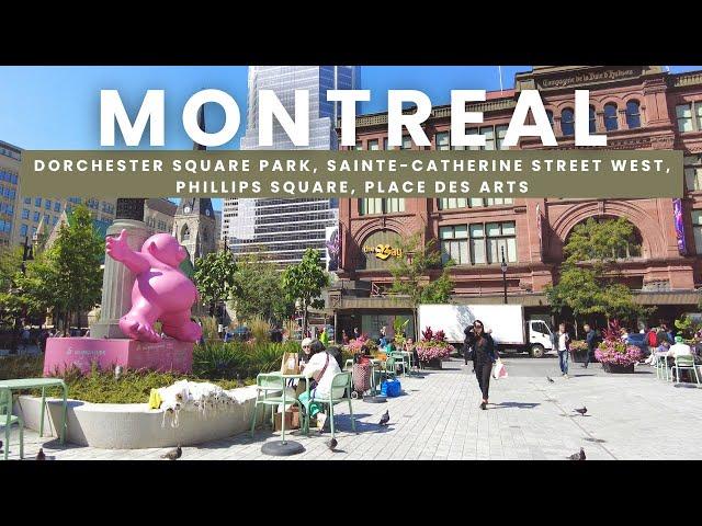 MONTREAL, Quebec, Canada: Sunny Walk in Downtown Montreal 2024 [4K]