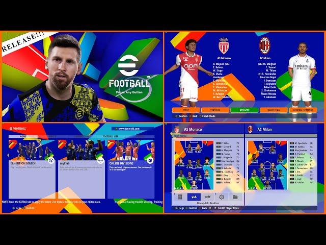 PES 2017 New Graphic Menu eFootball 2025