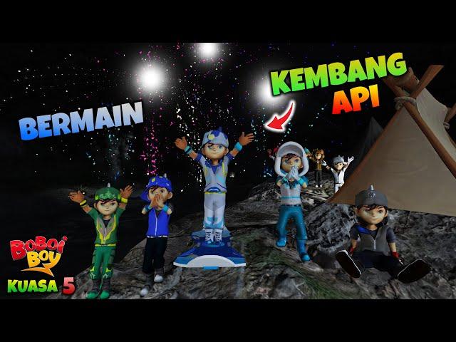 BOBOIBOY KUASA 5 BERMAIN PETASAN KEMBANG API - GTA 5