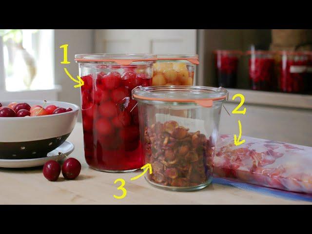 The BEST ways to preserve cherries  3 easy methods!