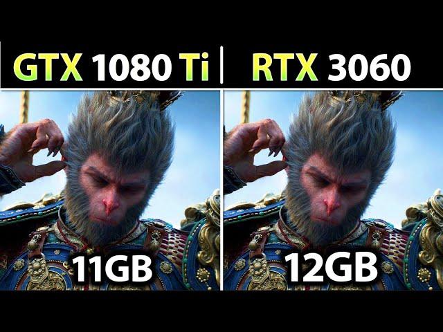 GTX 1080 Ti vs RTX 3060 12GB - 11 New Games Test in 2024 