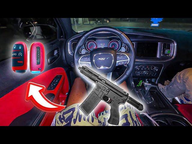 POV CUTTING UP IN TRAFFIC WITH AR15 300 BLACKOUT MICRO