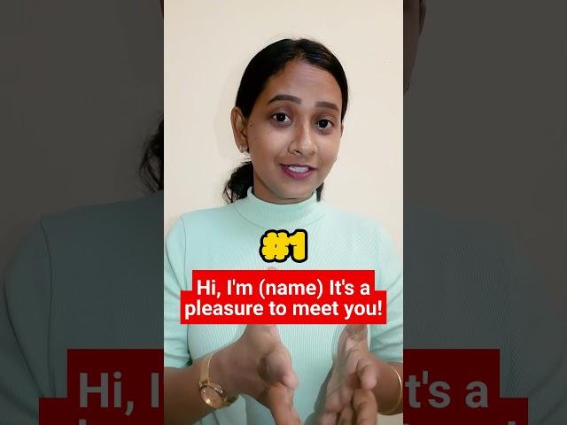 Job Interview Introduction In English (Tamil - English)