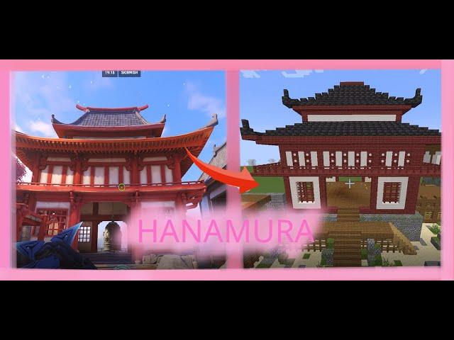 I Built Overwatch's Hanamura Map In Minecraft. (100 Sub Special)