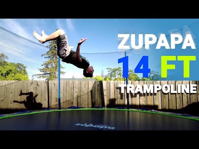 2020 Upgraded Zupapa Saffun 14 ft. Trampoline | Unboxing, Assembly and Review