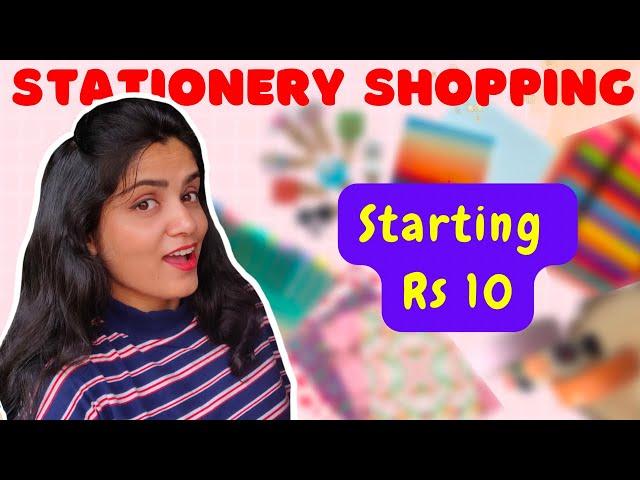 Super Cute STATIONERY HAUL Starting Rs 10 Only | Items You Can't Miss | PaintellectualPriyA