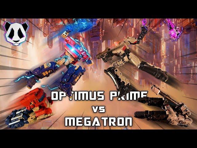 Transformers Stop Motion - Optimus Prime vs Megatron (Transformers One)