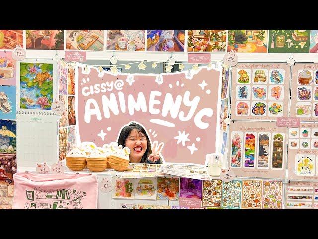 55,000+ attendees?!  my first convention experience at animeNYC!  artist alley vlog