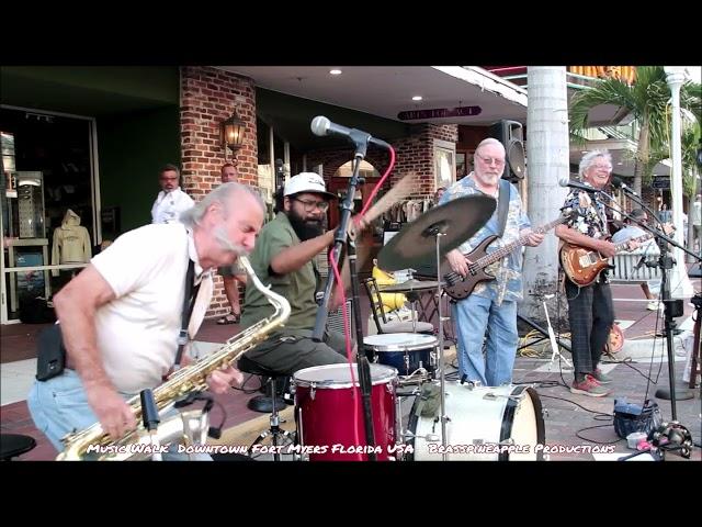 Music Walk  Downtown Fort Myers Florida  Deep Freyed Blues  Brasspineapple Productions