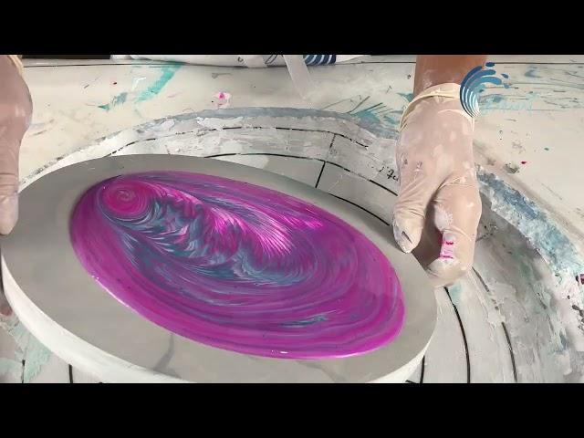 515. Sheleeart - Acrylic Fluid Art - Bigger Cap!