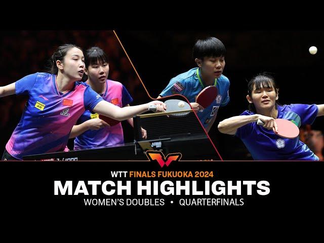 Chen/Qian vs Li/Cheng | WD QF | WTT Finals Fukuoka 2024