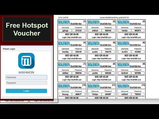 How To Configure Mikrotik Hotspot Voucher Step By Step  || Free Hotspot Voucher Setup in Mikrotik